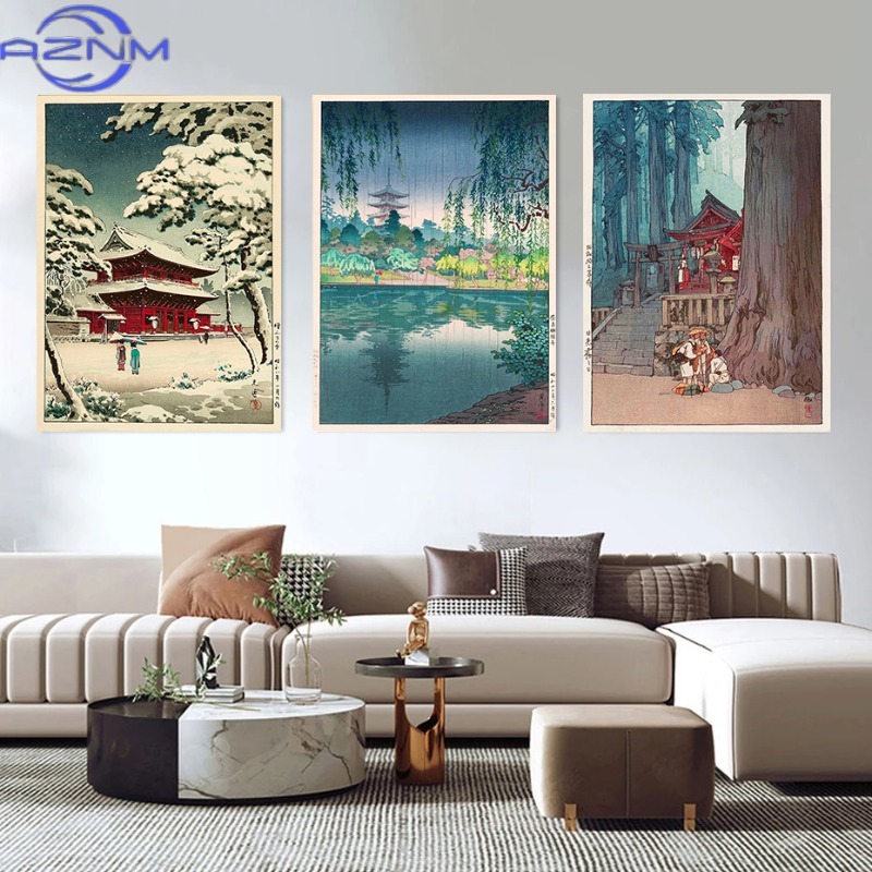 AZNM Retro Ukiyo-e Traditional - Japanese Lifestyle And Traditions 评论和价格
