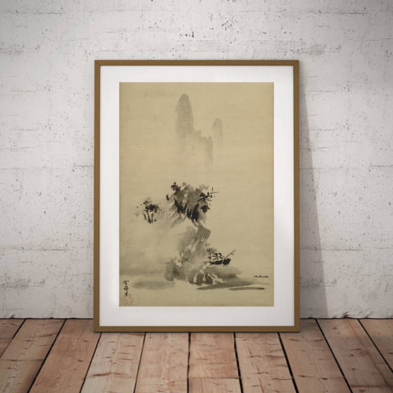 Japanese Traditional ink Paint - Japanese Lifestyle And Traditions 评论和价格