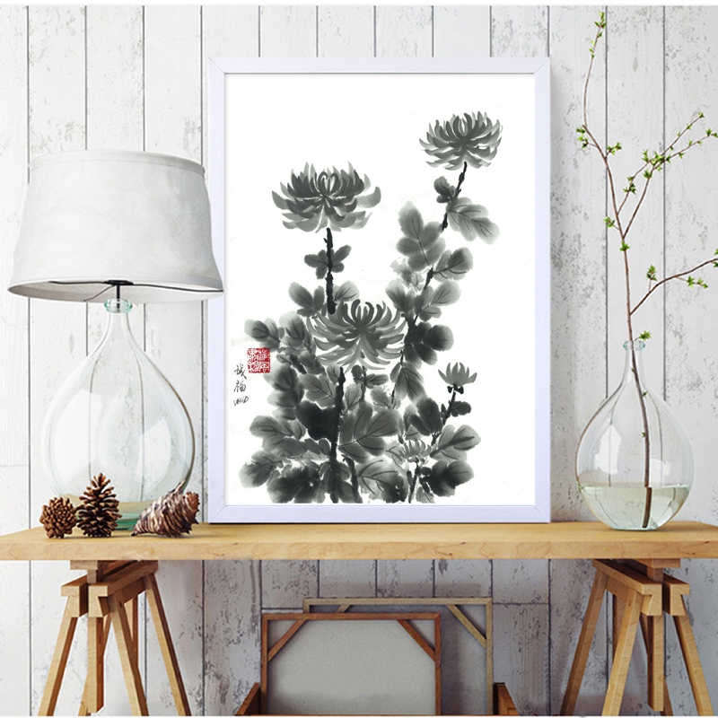 Japanese Traditional ink Paint - Japanese Lifestyle And Traditions 评论和价格